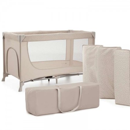 Kinderkraft преносно креветче JOY 2 beige